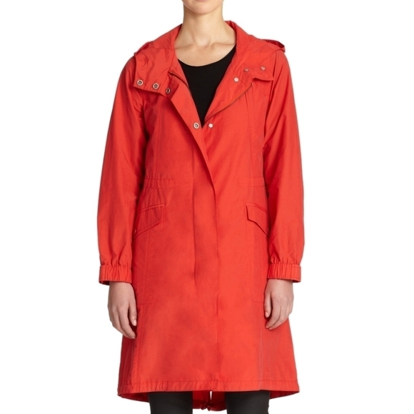 Eileen Fisher Red Anorak Jacket - Picture 1 of 11